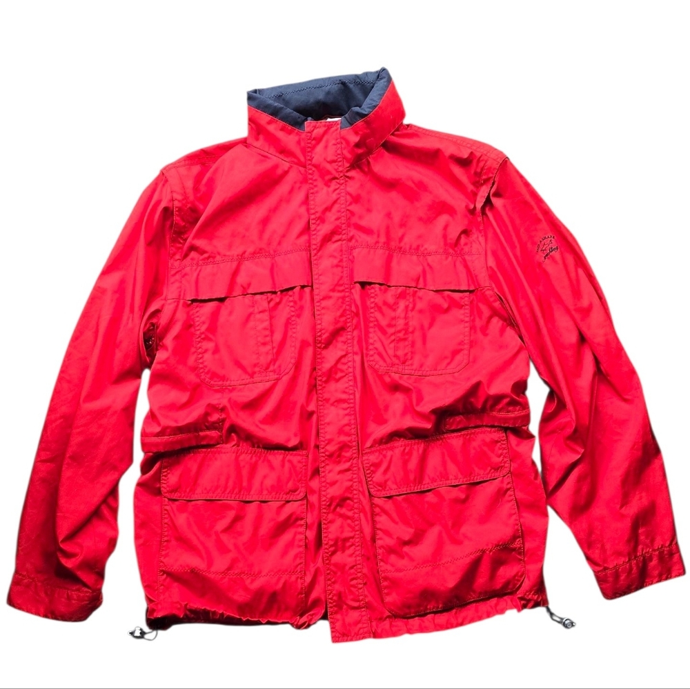 Paul & Shark Yachting Red Waterproof Jacket Men’s L EUC